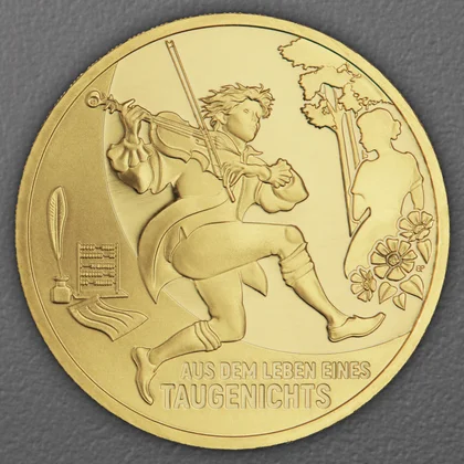 100€ Goldmünze "Aus dem Leben eines Taugenichts" 2025