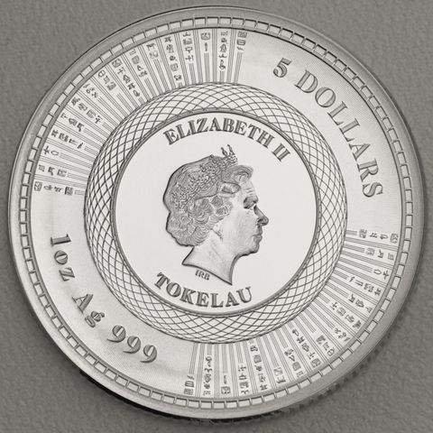 Silbermünze 1oz Tokelau Vivat Humanitas 2020