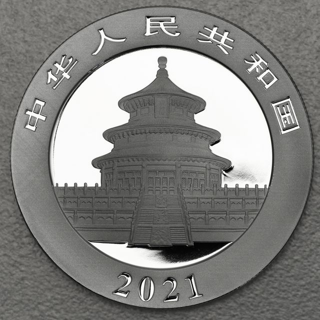 China Panda Silbermünze 2021