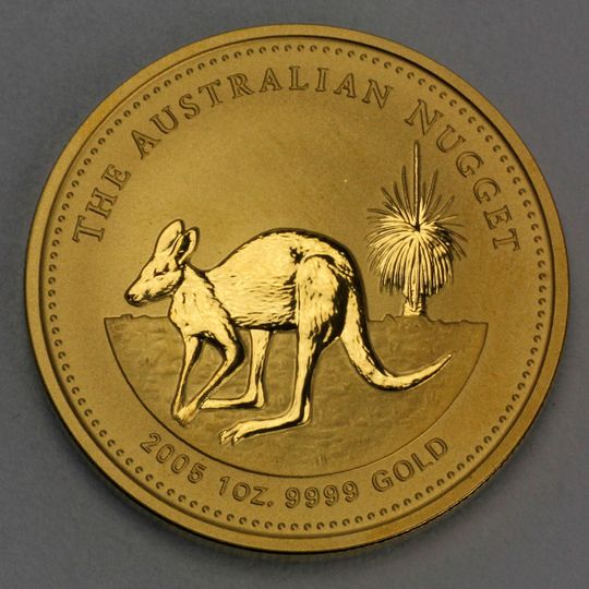 Australien Nugget / Känguru Goldmünze 2005