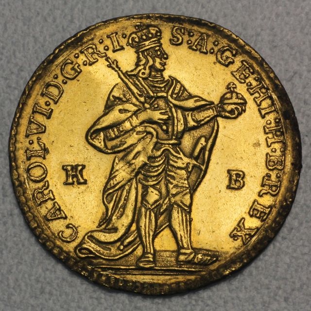 Gold Dukate Ungarn 1733
