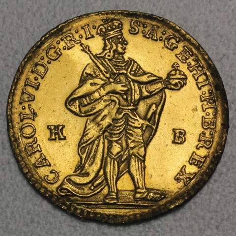 Gold Dukate Ungarn 1733