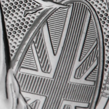 1oz Platinmünze Britannia 2023, Linienstruktur