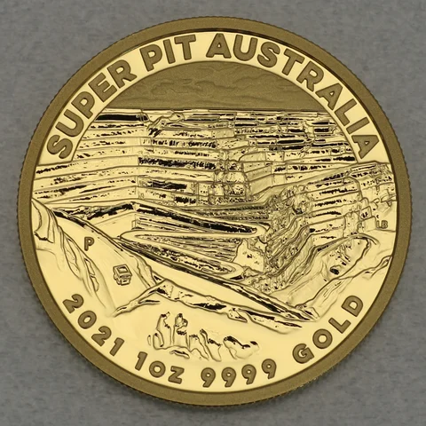 Goldmünze 1oz Australien Super Pit 2021