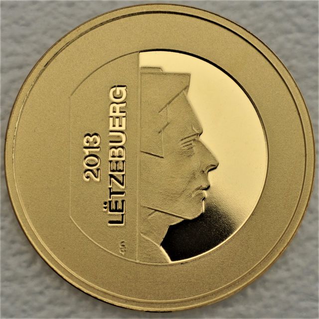 10 Euro Goldmünze Luxemburg 2013 Luxembourg Goldeuro