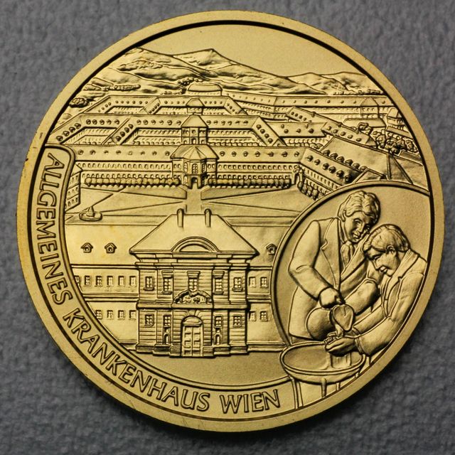 50 Euro Goldmünze Österreich 2008 Iganaz Philipp Semmelweis