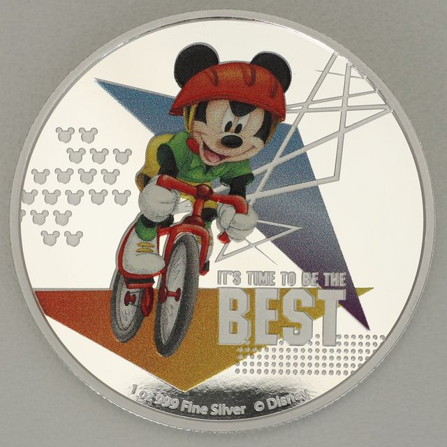 Silbermünze 1oz Niue Mickey Mouse 2020 - It&#039;s time to be the Best