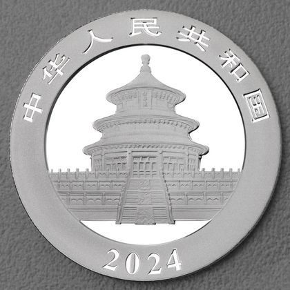 30g Silbermünze Panda, 2024