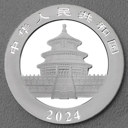 30g Silbermünze Panda, 2024