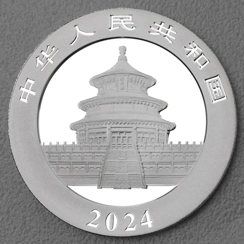 30g Silbermünze Panda, 2024