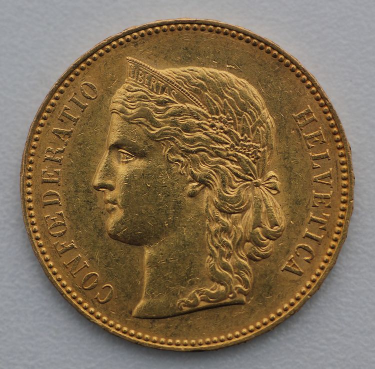 Helvetia Goldmünzen