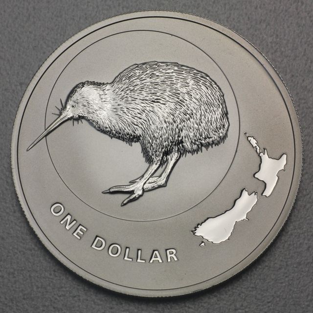 Silbermünze 1oz Neuseeland New Zealand Kiwi 2009