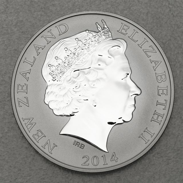 Kiwi Silbermünze 1 oz Neuseeland 2014