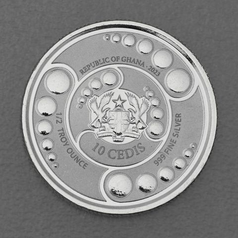 Silbermünze 1/2oz Ghana Ailen 2023