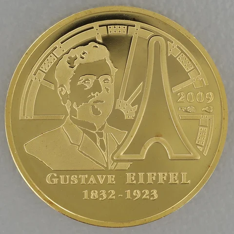 Goldmünze 50 Euro Frankreich 2009 - Eiffel