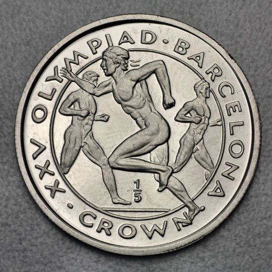 Gibraltar Platinmünze 1/5 Crown