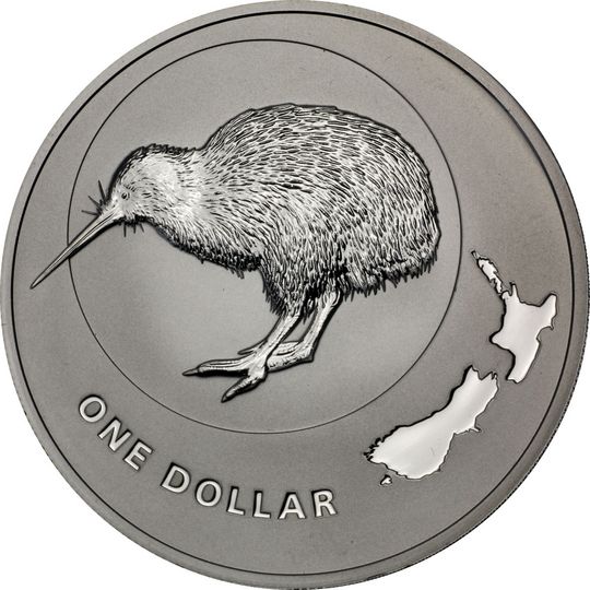 Kiwi Silbermünzen