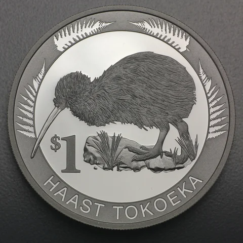Silbermünze 1oz Neuseeland New Zealand Kiwi 2008