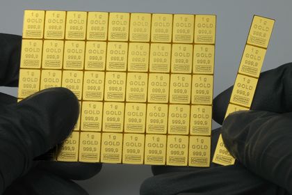 Goldtafeln leicht per Hand teilbar