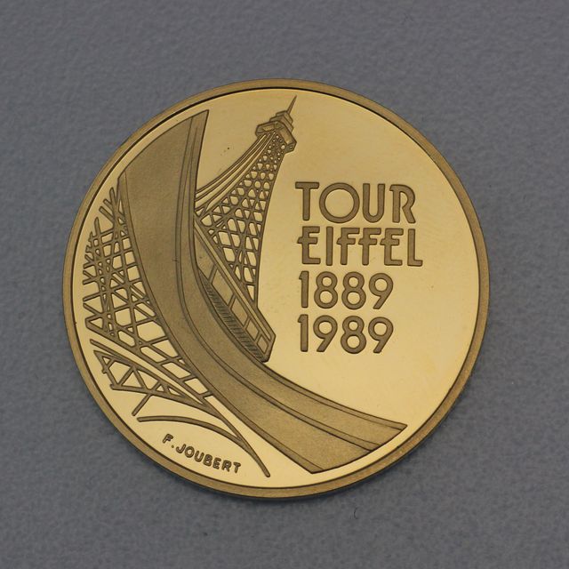 5 Francs Gedenkmünzen 1989