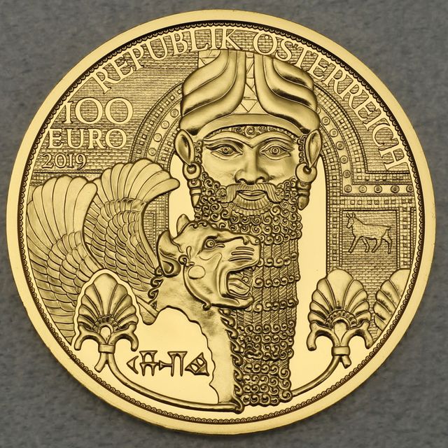 Goldmünze 100 Euro Österreich 2019 - Das Gold Mesopotamiens - Die Magie des Goldes