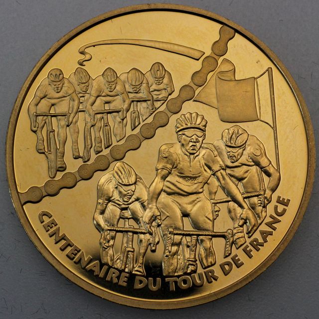 20 Euro Goldmünze Frankreich 2003 Tour de France Sprint