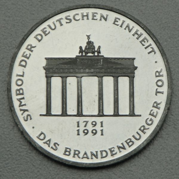 Silbermünze BRD 10 DM 1991