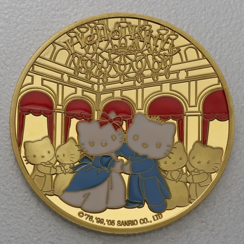 Goldmünze 50 Euro Frankreich 2005 - Hello Kitty