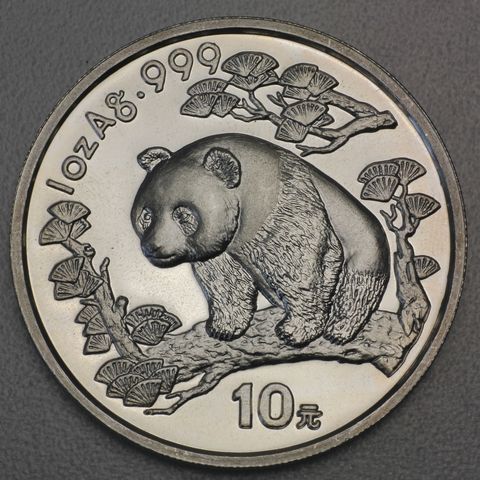 1oz Silbermünze Panda, 1997