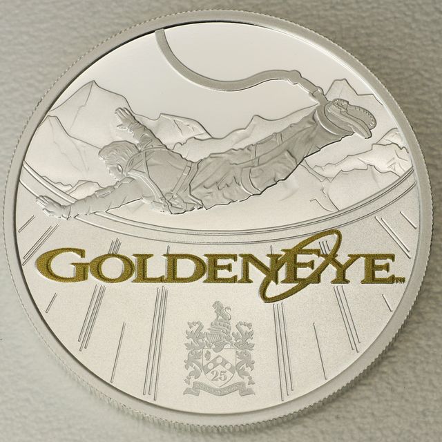 Silbermünze 1oz James Bond 2020 - Golden Eye