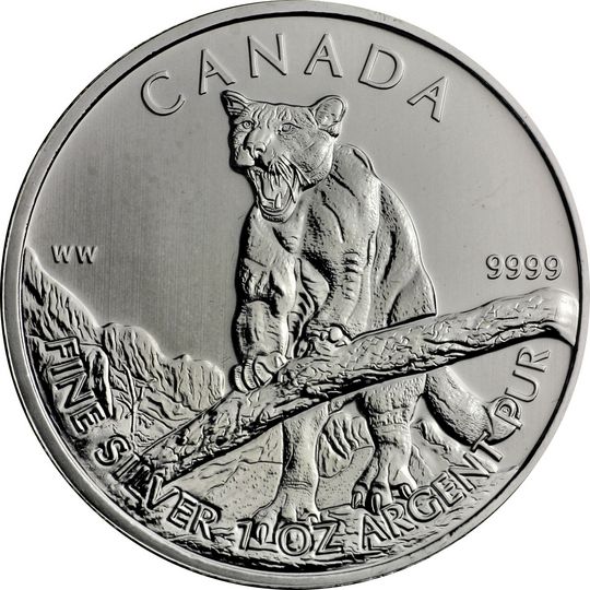 Wildlife Kanada Silbermünzen