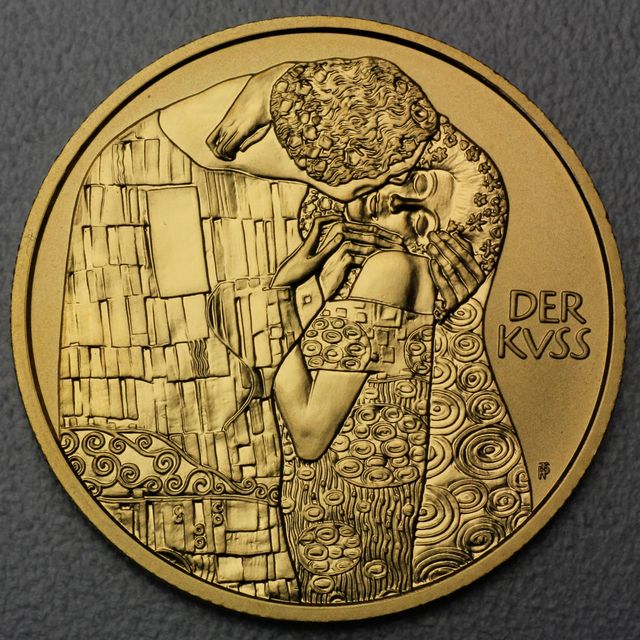 100 Euro Goldmünze Österreich 2003 Gustav Klimt, der Kuss