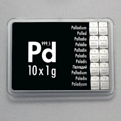 10g Palladium CombiBar® Tafelbarren