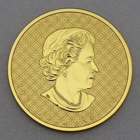 Goldmünze 2oz Maple Leaf 2021 Reverse Proof