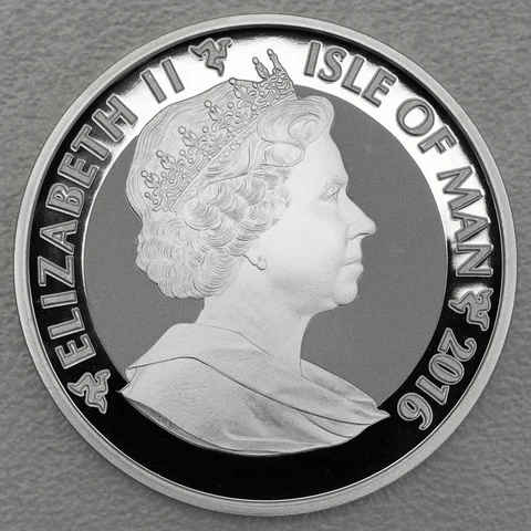 Silbermünze 1oz Isle of Man Angel 2016