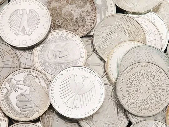 Silbermünzen ab 1998, 10 D-Mark