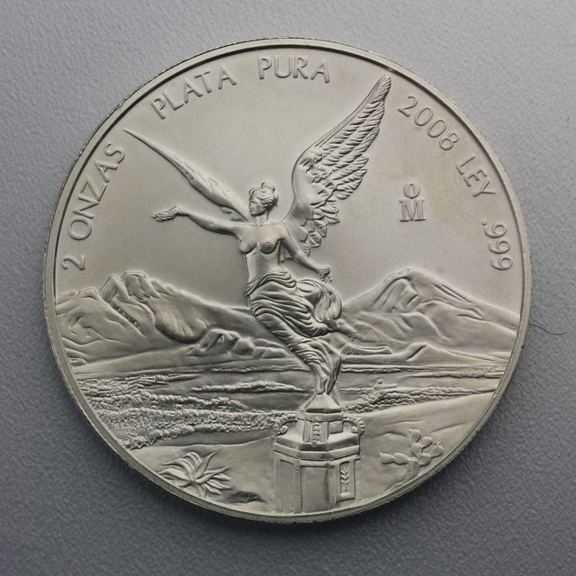 Silbermünze Libertad 2oz Mexiko Motiv 2