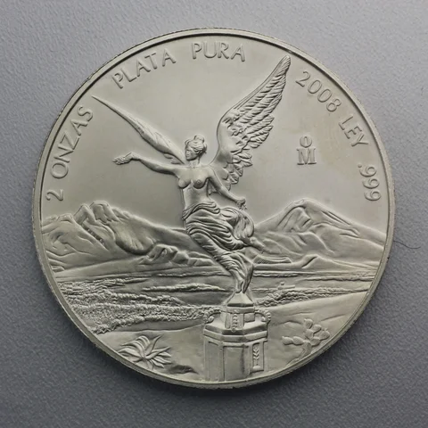 Silbermünze Libertad 2oz Mexiko Motiv 2