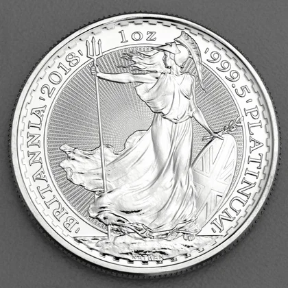 1oz Platinmünze Britannia 2018