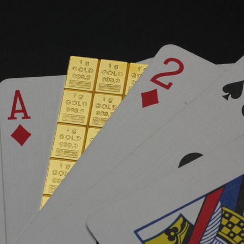 Tafelbarren / Größenvergleich Spielkarten
