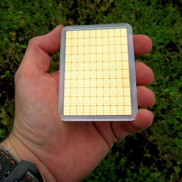 100 x 0,5g CombiBar® Goldtafel