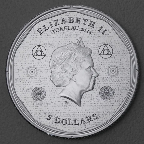 Silbermünze 1oz Tokelau Vivat Humanitas 2022