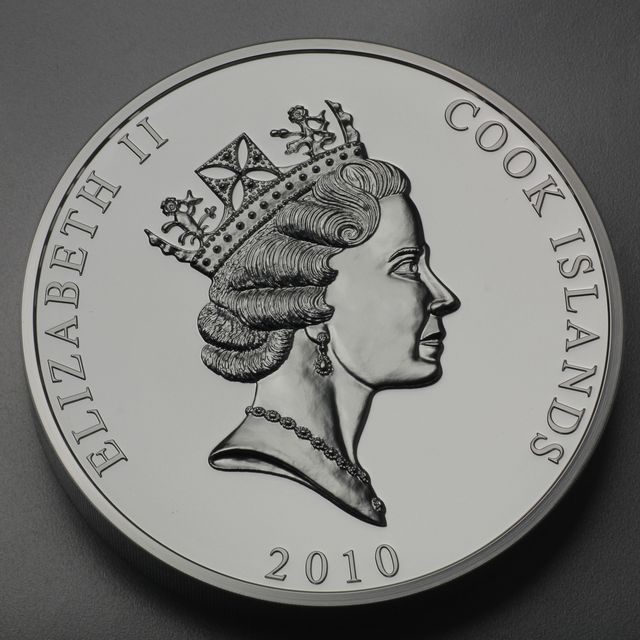 Kopfseite Cook Silbermünzen