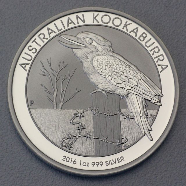 1oz Silbermünze Kookaburra 2016