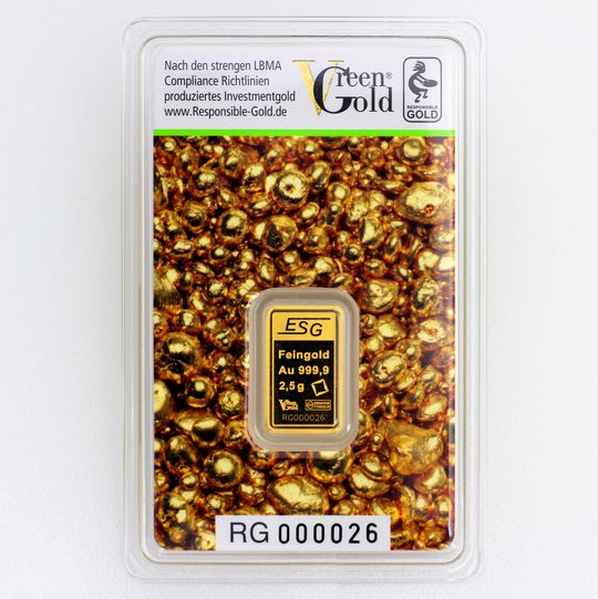 2,5g Auropelli Goldbarren