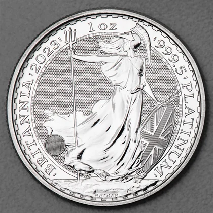 1oz Platinmünze Britannia 2023