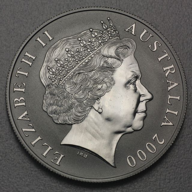Känguru Silbermünze Australien 2000