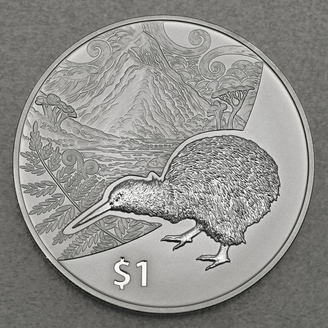 Silbermünze 1oz Neuseeland New Zealand Kiwi 2014