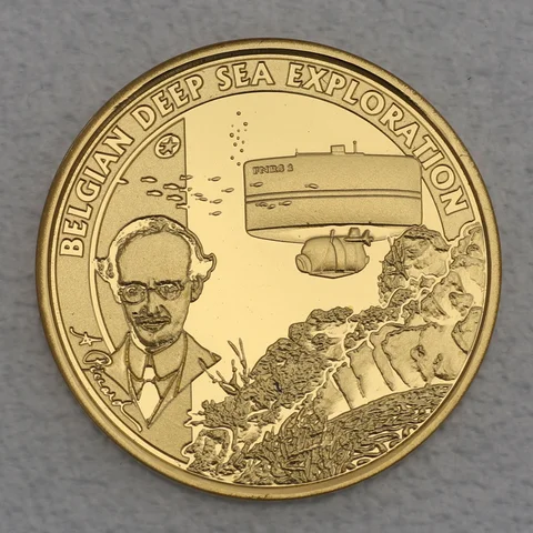 50 Euro Goldmünzen Belgien 2011 Tiefseeforschung