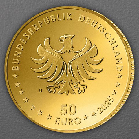 Goldmünze 50 Euro BRD 2025 Gesundheit